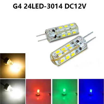 G4 LED Bulb 12V 3W 5W White Red Green Blue 2-Pin Light Replace Halogen Lamps • £2.15