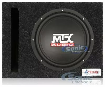 MTX TN10-04 300W Single 4 Ohm 10  Car Subwoofer + Free Ported Enclosure Box • $134.94