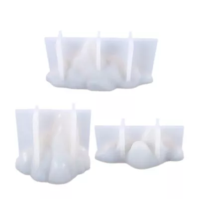  3 Pcs Mountain Table Mold Epoxy DIY Candle Silicone Molds Crafts Resin • $18.99