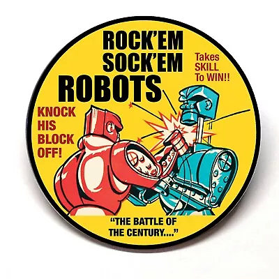 Rock'em Sock'em Robots Fridge Magnet Vintage Style BUY 3 GET 4 FREE MIX & MATCH • $7.90