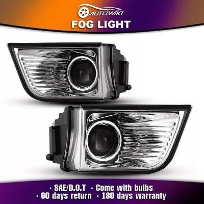 For 2003-2005 Toyota 4Runner Fog Lights Pair Clear Lens Projector Driving Lamps • $42.99