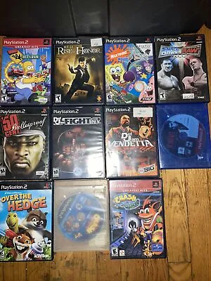 $500 • Buy PS2  PS3 Console Bundle Def Jam Ffny And Vendetta, Scarface, 50 Cent (READ DESC)