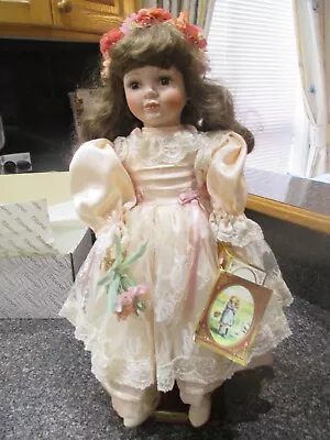 Vintage Limited Edition Alberon Collector's Porcelain Doll-Adele- Original Box • $45