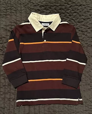 Mayoral Boys Size 2 Maroon Black Long Sleeve Polo - Brand New Without Tags • $34.99