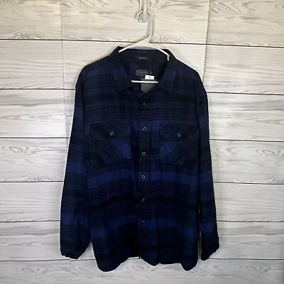Pendleton Mens Button Front Plaid “Burnside” Flannel Shirt Size Xxl NWT • $65
