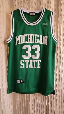 Earvin Magic Johnson #33 Michigan State 1976-79 Jersey Size S Hardwood Legends • $45