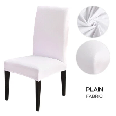 $26.99 • Buy Stretch Dining Chair Cover Seat Covers Spandex Washable Banquet Wedding Party