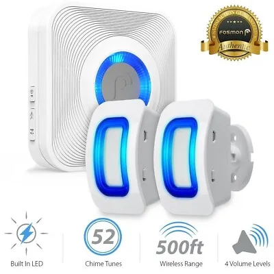 Home Security Wireless Outdoor Driveway Alarm Doorbell 2 Motion Sensor Detector • $29.99