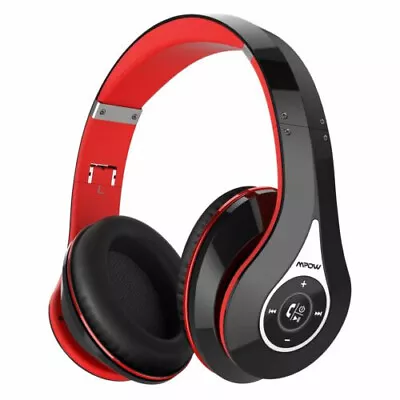 $28.99 • Buy Mpow 059 Bluetooth Headphones Over Ear Fold-able Wireless Headset Stereo Red