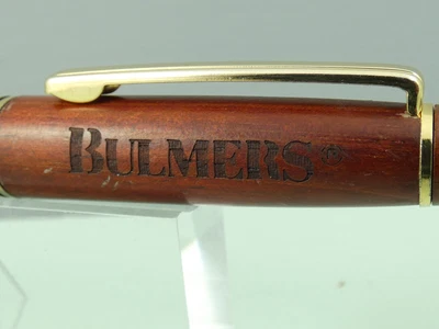 £9.99 • Buy  Bulmers  Wooden Ballpoint Pen, Gold Trim, Needs Refill  *Near MINT*