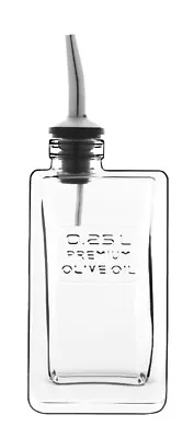 Luigi Bormioli Optima Olive Oil Bottle With Pourer Glass Dispenser - 250 Ml • £11.90