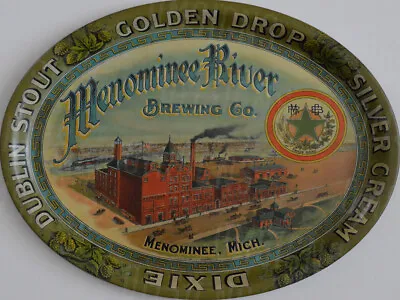 Vintage Menominee River Beer Ad Reproduction Metal Sign FREE SHIPPING Bar Decor • $25.99