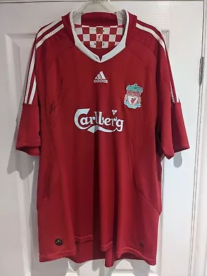 £100 • Buy Signed Steven Gerrard 2008/10 Home Shirt