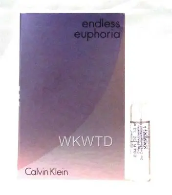Calvin Klein Endless Euphoria Women's Perfume Sample Vial 1.2ml Edp Free Post • $9.08