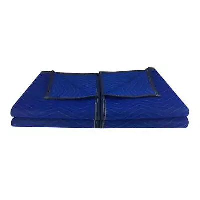 Pro Economy Moving Blankets (4 Pack) 35lbs/doz 2.92lb/ea 72 X80  Blue • $28.45