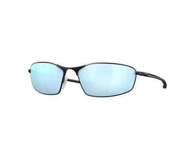 Oakley Sunglasses OO4141 WHISKER  414111 Black Light Blue Man • £155.31