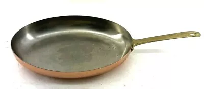 Paul Revere Ware USA Solid Copper Pot Large Oval Omelette Pan Fish Fry Skillet • $171.76