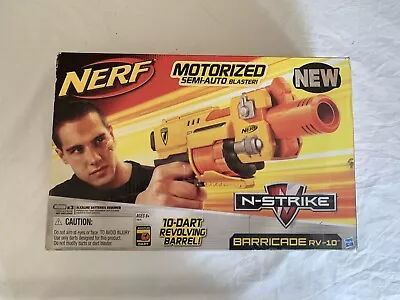 Brand New NERF N-Strike Barricade REV-10 Dart BLASTER Rare • $70