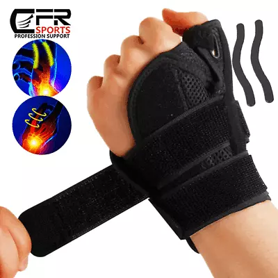 Thumb Wrist Brace Support Carpal Tunnel Arthritis Sprain Left Right Hand Medical • $12.79