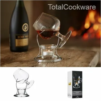Kitchencraft  Brandy Warmer Gift Set With Glass And Stand Boxed  SEE VIDEO!! • $30.79