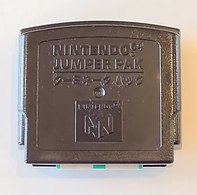 OEM Nintendo 64 N64 Jumper Pack NUS-008 Black Jumper Pak • $5.99