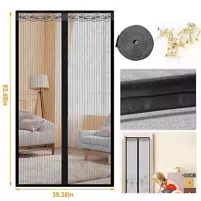 Magnetic Screen Door Mesh Hands-Free Net Mosquito Fly Insect Bug Curtain Closer • $31.99