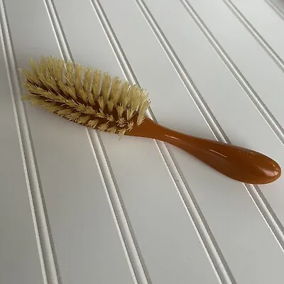 Vintage Avon Hair Brush FLAIR Brush 8  Carmel Butterscotch Natural Bristle • $110