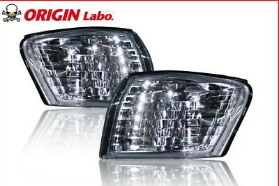 $129.97 • Buy Origin 240sx Silvia S14 Kouki CORNER LENS LIGHT INDICATOR CLEAR LAMPS 
