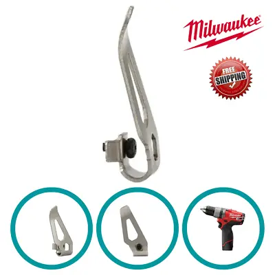 Milwaukee Belt Clip For M12 Cordless Drills And Impact | 48-67-0010 • $11.99