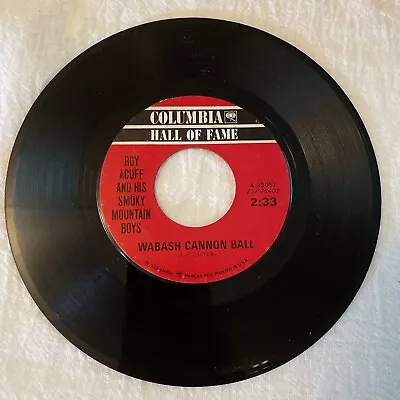 Roy Acuff & Smoky Mountain Boys Wabash Cannonball/Great Speckle Bird 45RPM 1951 • $5.99