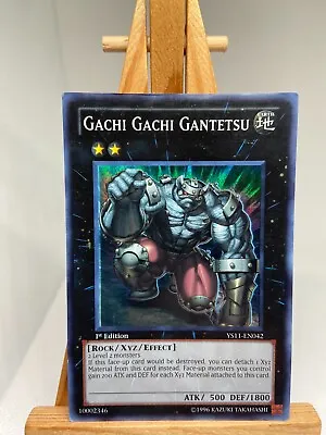 Gachi Gachi Gantetsu - Super Rare 1st Edition YS11-EN042 - MP - YuGiOh • $1.56