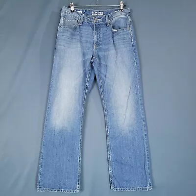 Reclaim Men's Regular Fit Denim Pants Straight Leg Low Rise Blue Size 32 X 30 • $21.54