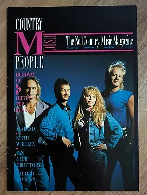 Country Music People Magazine June 1989 Highway 101 Alabama Whitley • £6.50