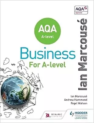 AQA Business For A Level (Marcousé) By Hammond Andrew Book The Cheap Fast Free • £24.99