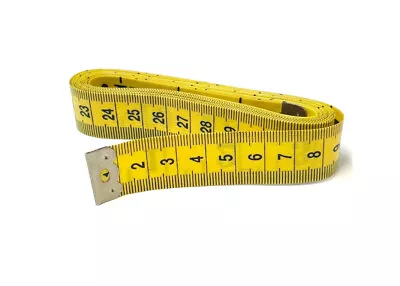 Tape Measure Yellow 300cm Long Sewing Fabric Tailor Seamstress Measuring Tape • £3.35