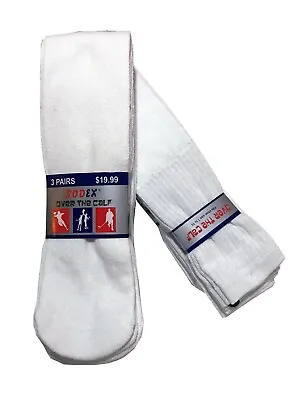 Men's Big & Tall Sports Tube Socks 3/6/12 Pack   Over The Calf - 26  Inches  • $9.99