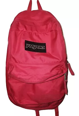 JanSport BACKPACT SuperBreak Pink Barbie Pink Canvas Pockets  • £18.04