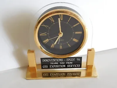 Rare 1994 Epcot Innoventions Opening Cast Member Project Gift Clock Disney World • $49.99