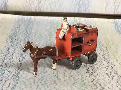 Matchbox Moko Lesney # 7a Horse Drawn Milk Float Very Good No Box 4GMW • £9.72