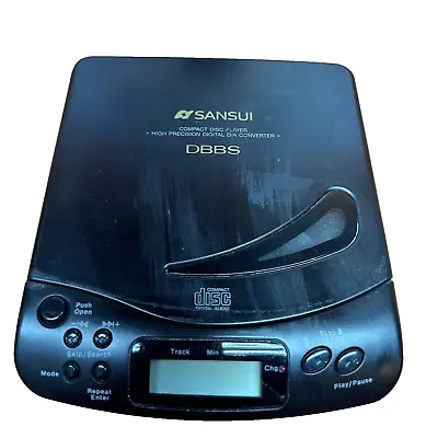 VINTAGE SANSUI Portable CD Player/ Case CD-303 -FOR PARTS/REPAIR ONLY • $19.99