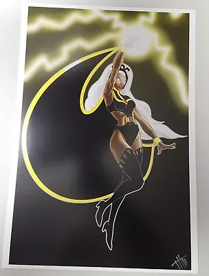 Storm Print X-Men Marvel Terry Huddleston SIGNED • $20