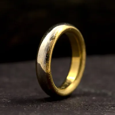 Incredible Unique Vintage Danish Designer Bimetal Wedding Band Ring Per Borup • $1500