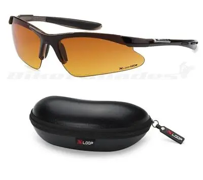 XLoop HD Sunglasses Sport Wrap Half Frame Golf Cycling Running Men Women Glasses • $15.52