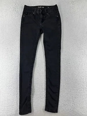 Miss Me Pants Women 23 Black Denim Jeans Mid Rise Skinny Cotton Blend Stretch • $24.74