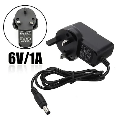 £6.99 • Buy 6V 1A Universal Battery Charger UK Plug For Kids Electric Ride On Jeep Toy Car