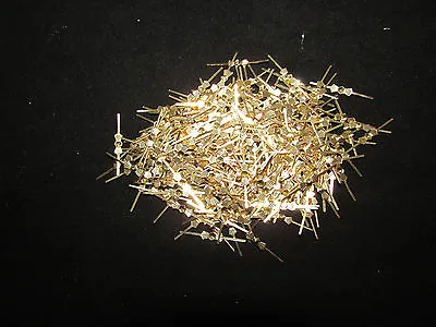 1000  25 Mm Brass Chandelier Parts Lamp Crystal Prism Bead Connector Pins Bowtie • $36.97