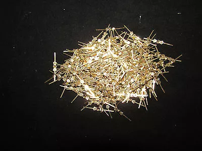 1000  40  Mm Brass Chandelier Parts  Crystal Prism Bead Connector Pins Bowtie • $37.97