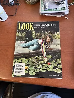 Look Magazine November 1940 - Deanna Durbin Cover • $0.99