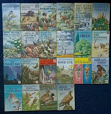Vintage Ladybird Nearly Complete Series 536 - Nature - 22 Books In VGC - RARE! • £160