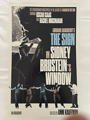 $149 • Buy The Sign In Sidney Brustein’s Window-Poster Card-Broadway-Isaac/Brosnahan Rare